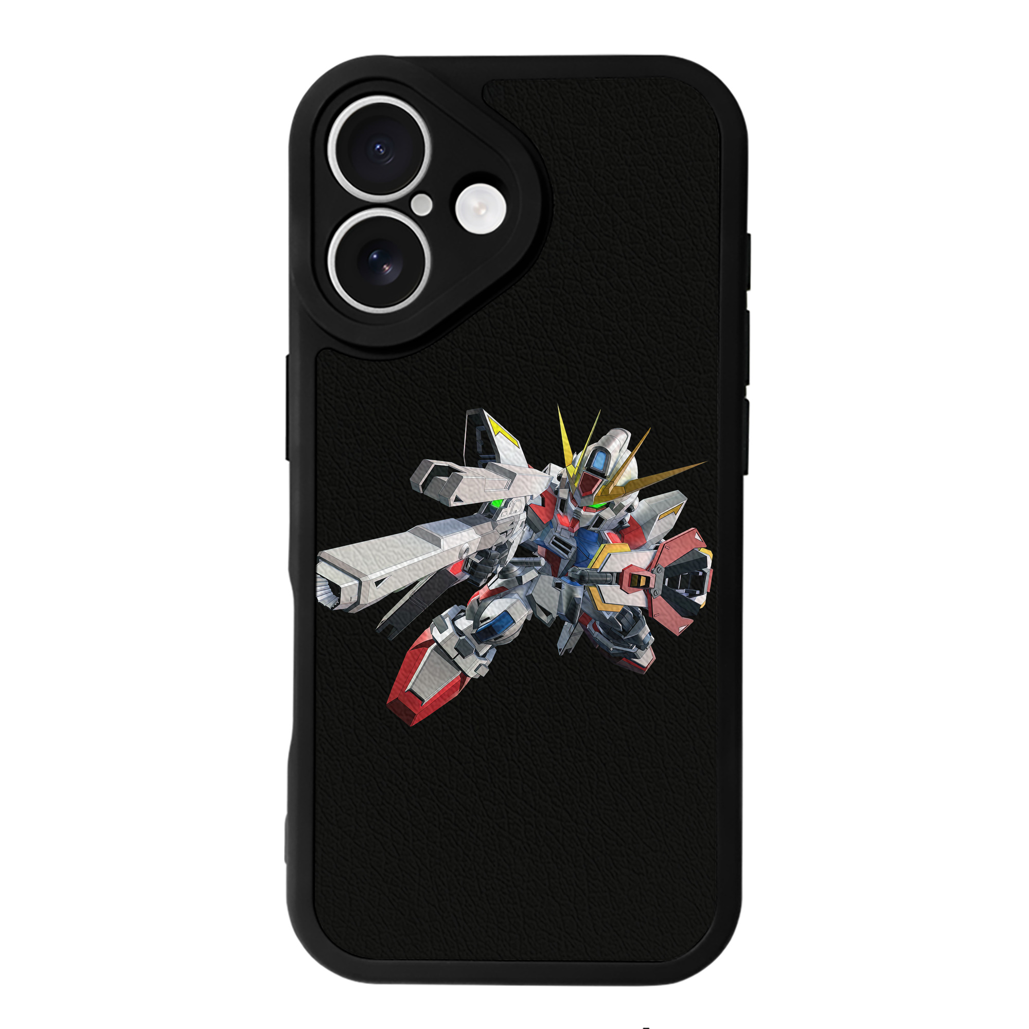（画像用） 機動戦士ガンダム Mobile Suit Gundam 【iPhone 16シリーズ対応】シリコンスマホケース（レザー調） 材質：シリコン